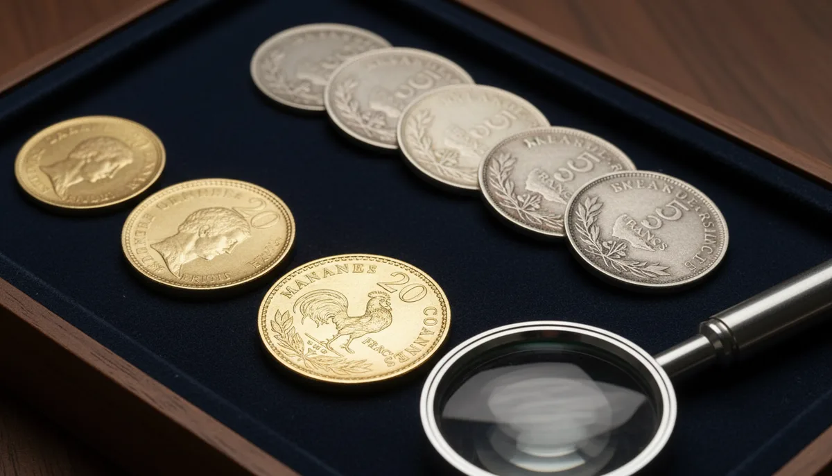 Valeur des anciennes pièces en francs : cotes, estimation et prix actuels